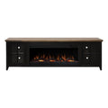 83" Fireplace TV Stand for TVs up to 95", Minimal Assembly Design