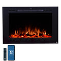 Touchstone Sideline Recessed Mounted Electric Fireplace