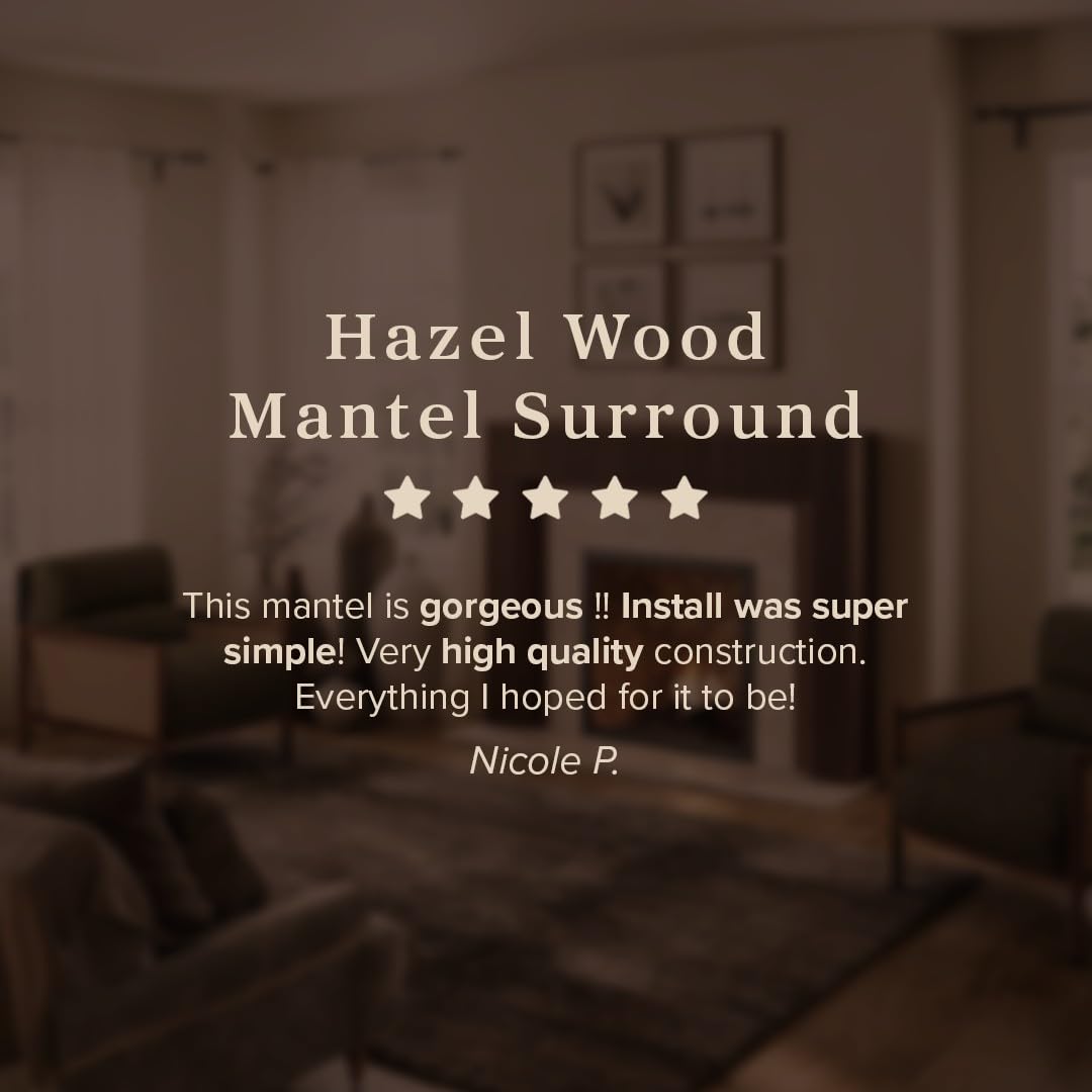 Modern Ember Hazel Wood Fireplace Mantel Surround Kit - Parent