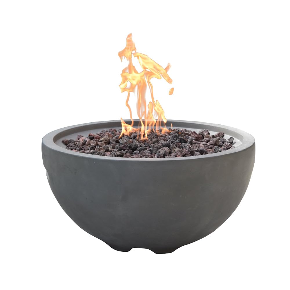 Square Outdoor Fire Pit Table with Canvas Cover & Lava Rocks for Patio and Backyard Use