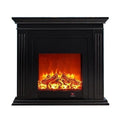 39.3"/47.2" Electric Fireplace with Mantel, Adjustable LED Flame & Freestanding Design