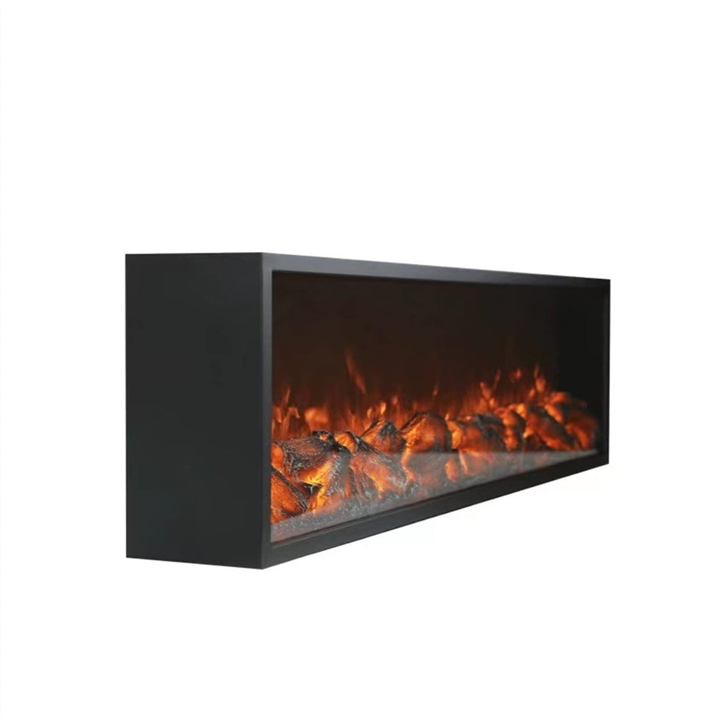 Electric Fireplace Insert with LED Flame & Mist Effect