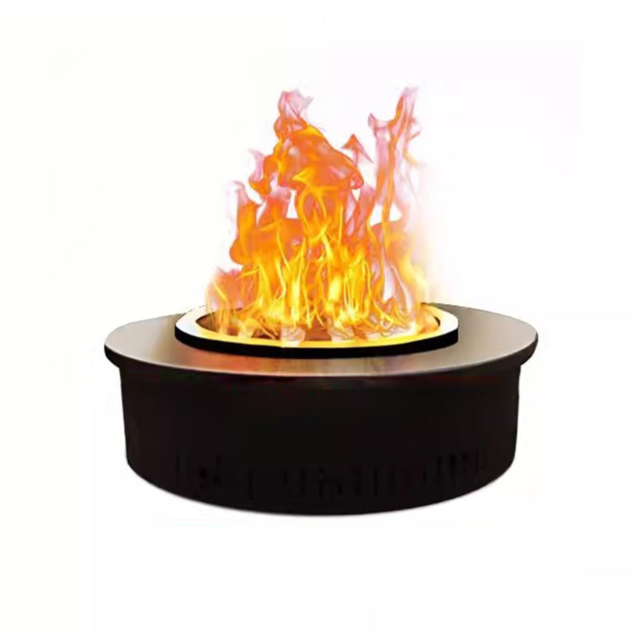 3D Misting Electric Fireplace with Multi-Color Flame Effect, Touch Screen & Humidifier Function