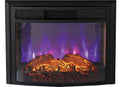 Greystone - Greystone 26" Electrical Fireplace, Remote, and Trim KIT, Curved