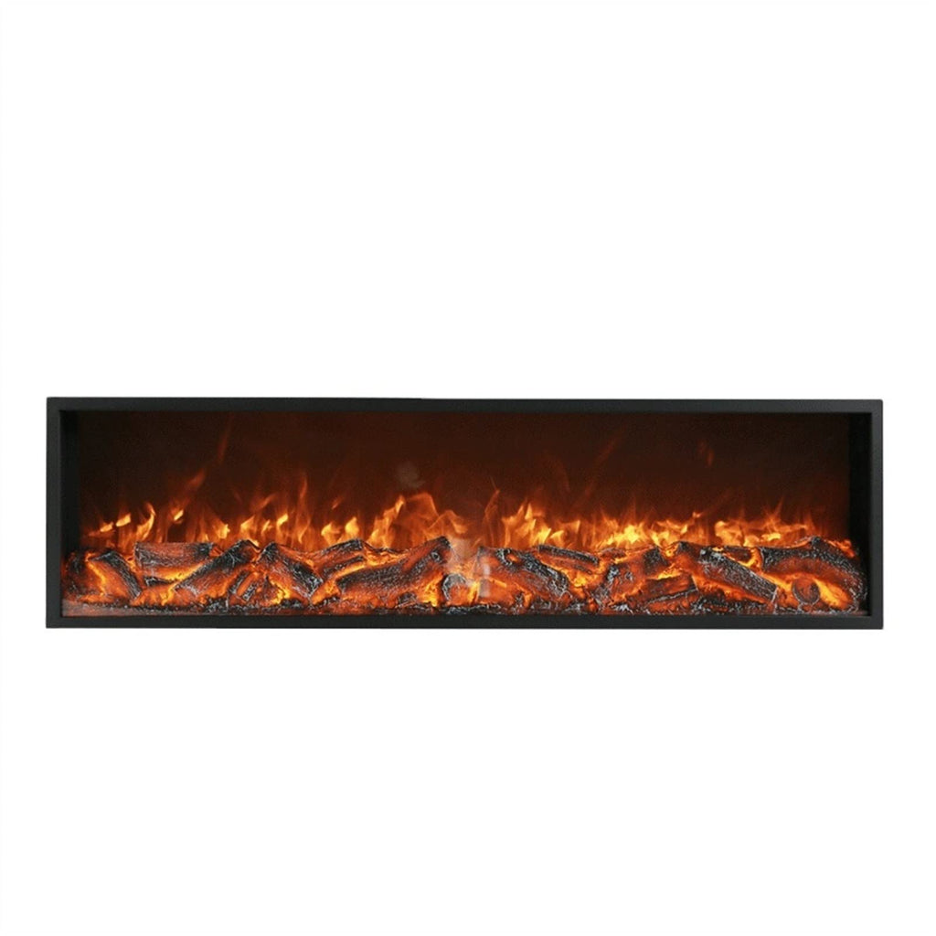 Electric Fireplace Insert with LED Flame & Mist Effect