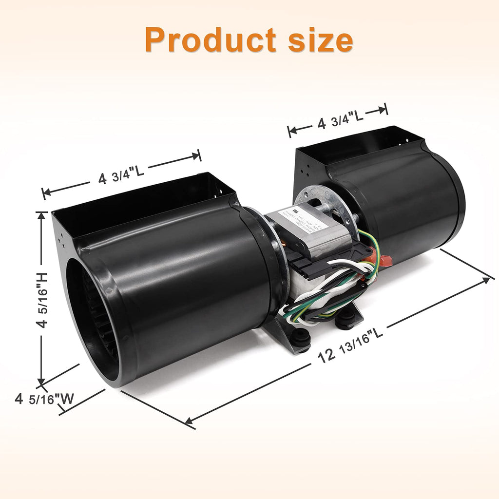 GFK-160 Fireplace Blower Fan Kit for Select Gas Fireplaces, Universal Replacement Design