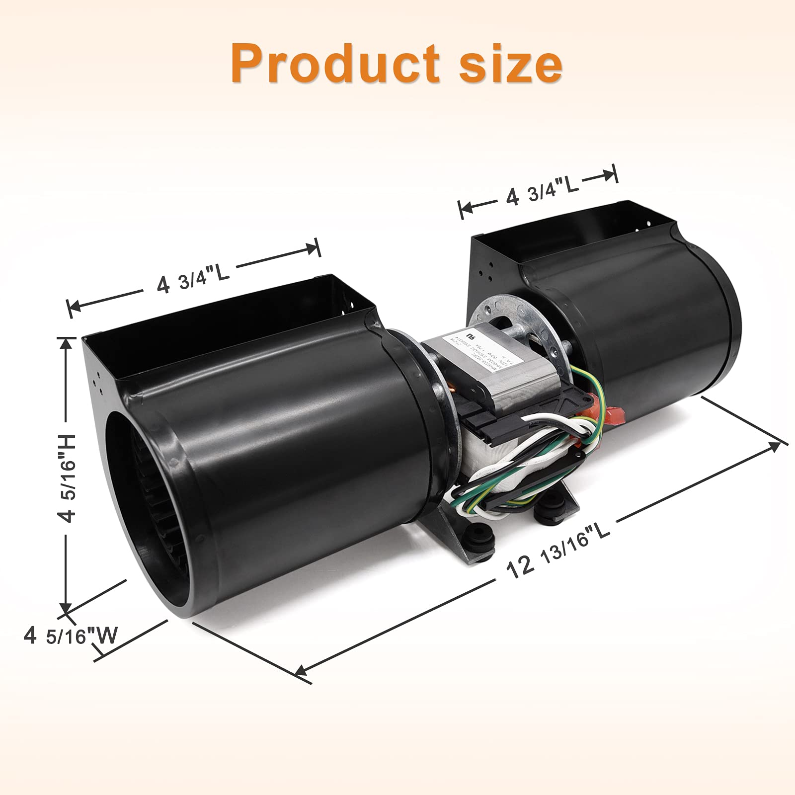GFK-160 Fireplace Blower Fan Kit for Select Gas Fireplaces, Universal Replacement Design