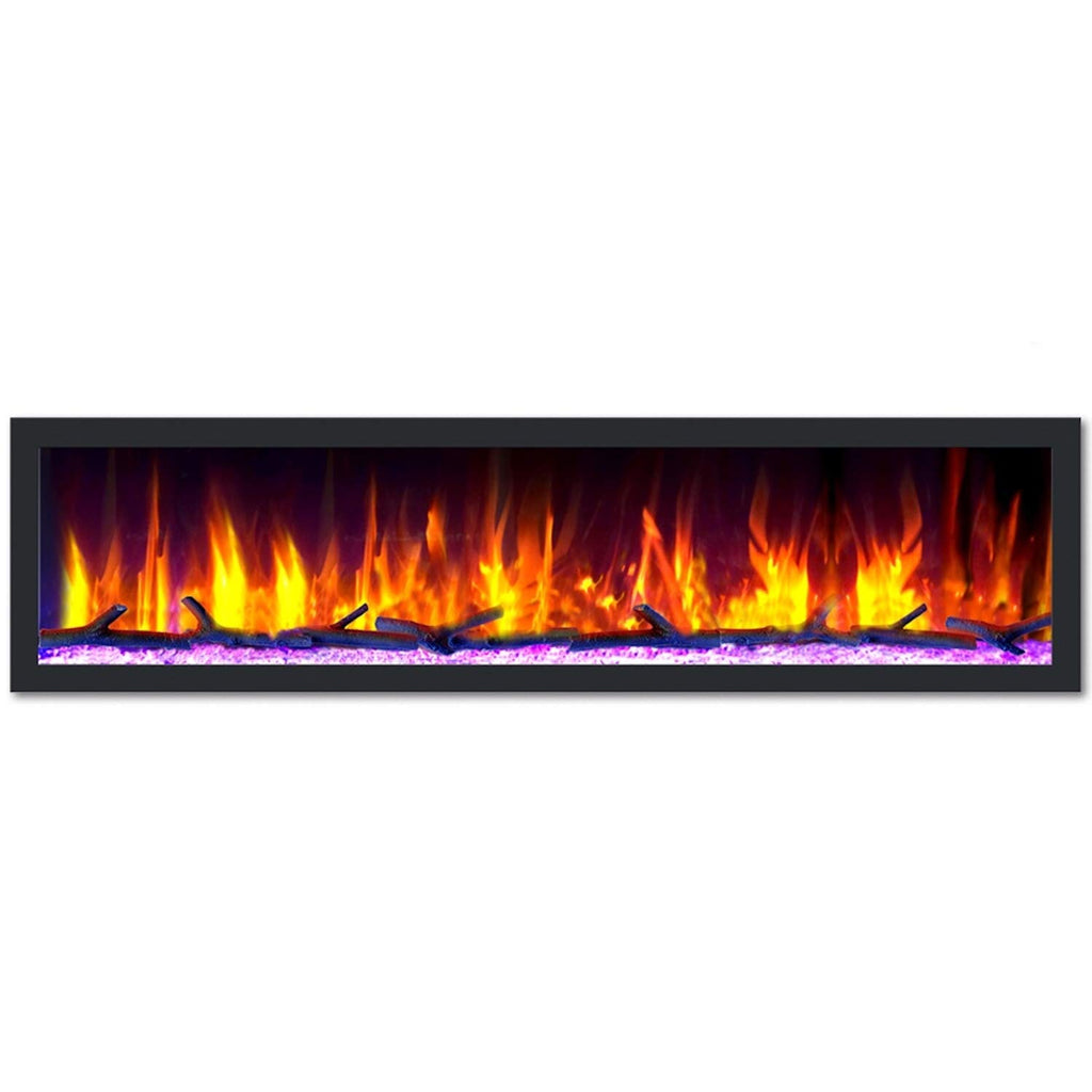 Dynasty LED Smart Control Flush-Mount Electric Fireplace