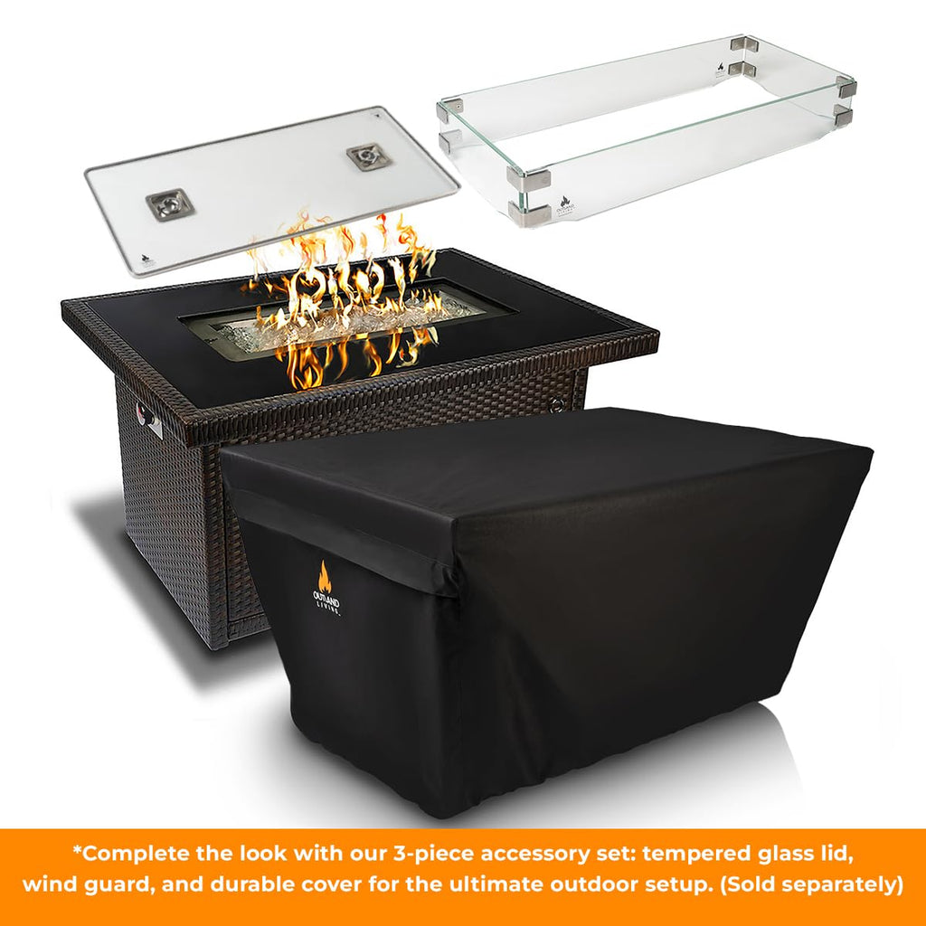 Outland Living Outdoor Propane Gas Fire Pit Table