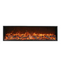 3D Water Vapor Electric Fireplace with Simulated Flame Effect, Recessed 31–59 Inch Design