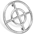 Hiorucet 12'' 18'' 22'' 24'' Round Fire Pit Ring Burner for Natural Gas & Propane Fire Pit Replacement Parts, 304 Stainless Steel Firepit Round Burner Insert.