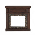 Fireplace Mantel Console for 23" Electric Fireplace, Space-Saving Modern Design for Living Room