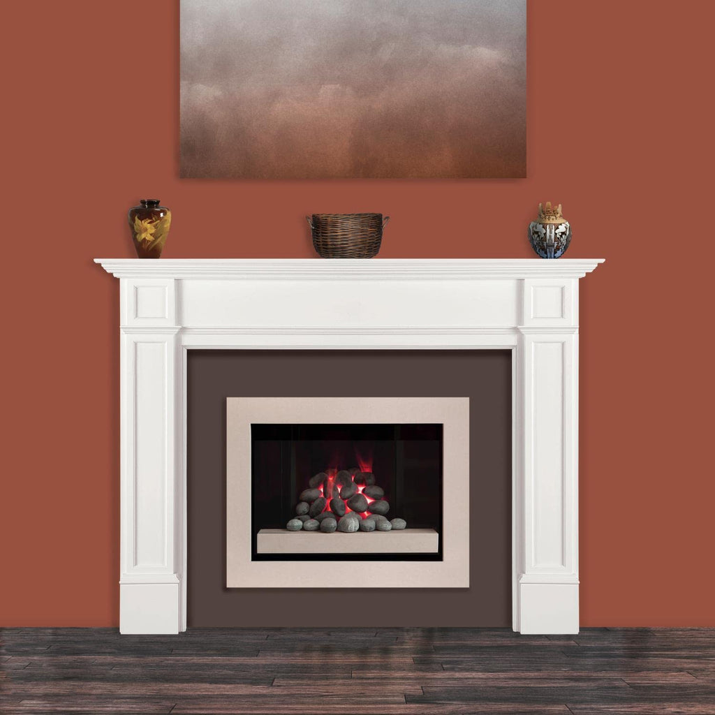 Pearl Mantels 540-56 Marshall Fireplace Mantel Surround MDF, White Paint