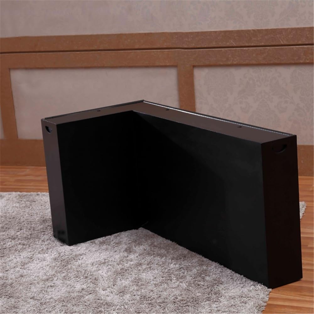 L-Shaped Electric Fireplace Insert with LED Flame & Remote Control, Wall-Mounted or Recessed Design