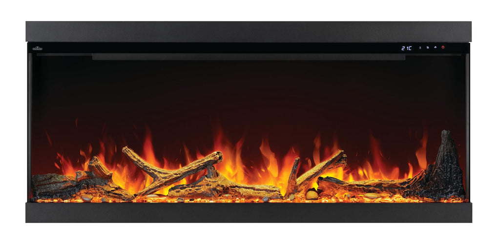 50" FlexMount Electric Fireplace with Wi-Fi, Voice & App Control, Built-In or Wall Mount