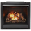32,000 BTU Dual Fuel Ventless Gas Fireplace Insert with Remote Control