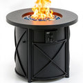 30" Propane Fire Pit Table for Outdoor Patio & Backyard, 50,000 BTU