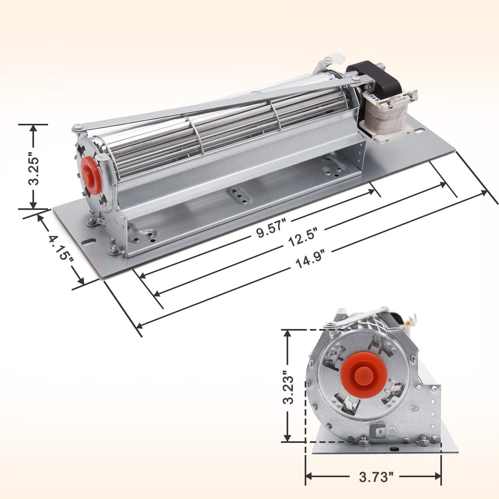 Replacement Fireplace Blower Fan Kit for Select Gas Fireplaces, FK24 Compatible