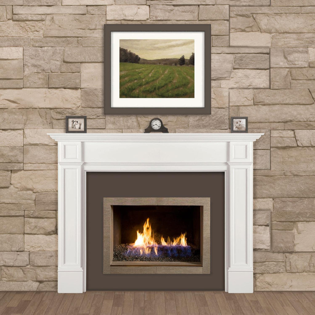 Pearl Mantels 540-56 Marshall Fireplace Mantel Surround MDF, White Paint