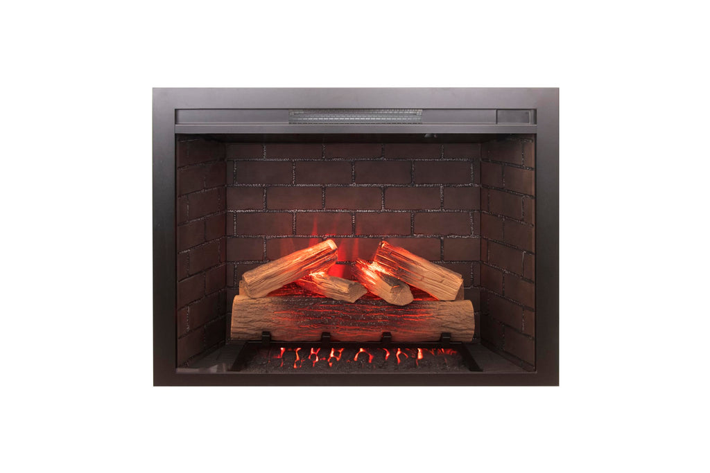26" Electric Fireplace Insert with Infrared Heating, Wi-Fi App, Remote Control & Realistic Flame