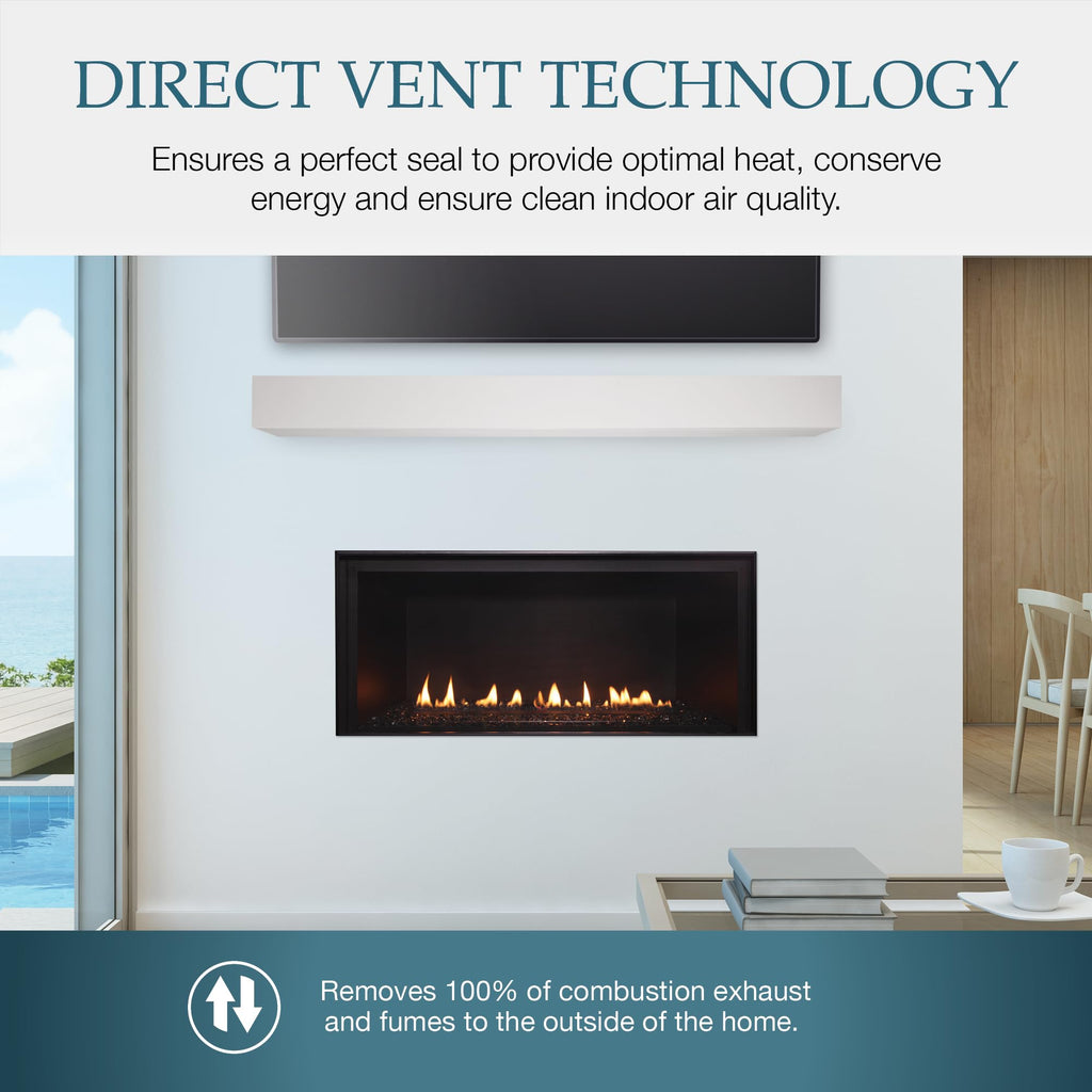 Majestic 36 Inch Linear Direct Vent Gas Fireplace - DVLINEAR36