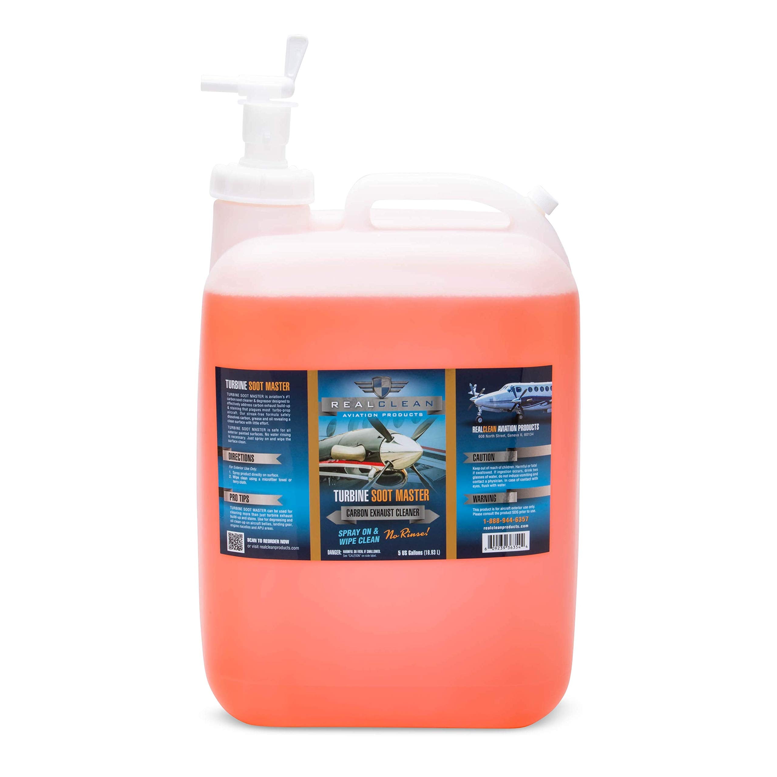 Professional Carbon & Exhaust Soot Remover, 5 Gallon Formula for Heavy-Duty Cleaning