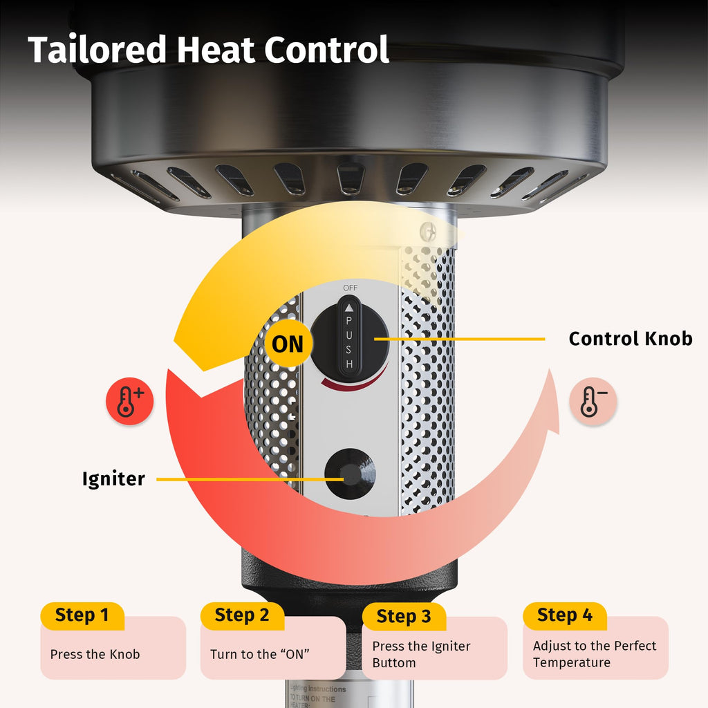 EAST OAK Patio Heater for Outdoor