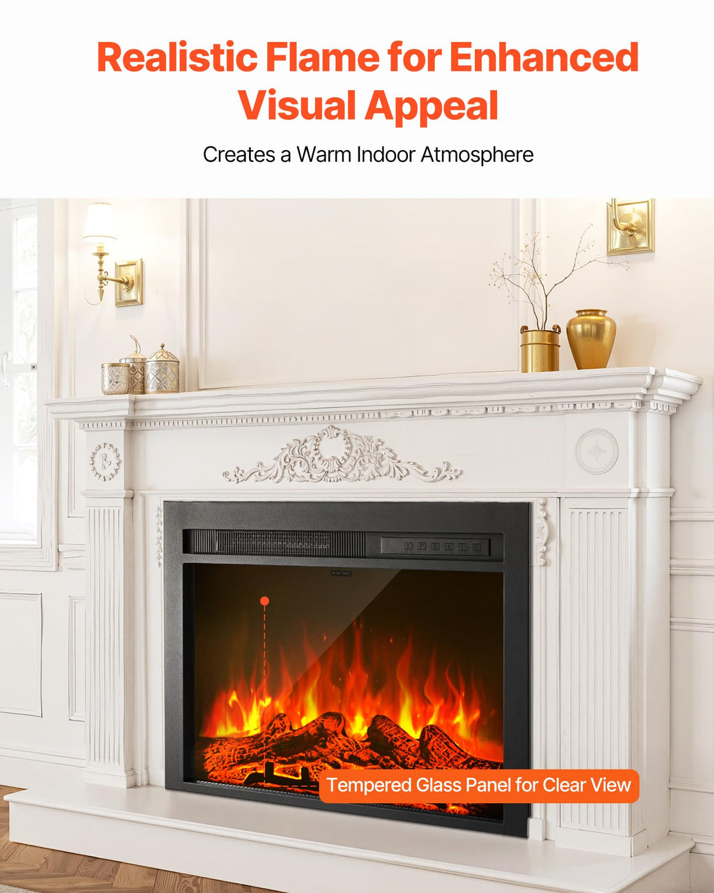 VEVOR Electric Fireplace Insert