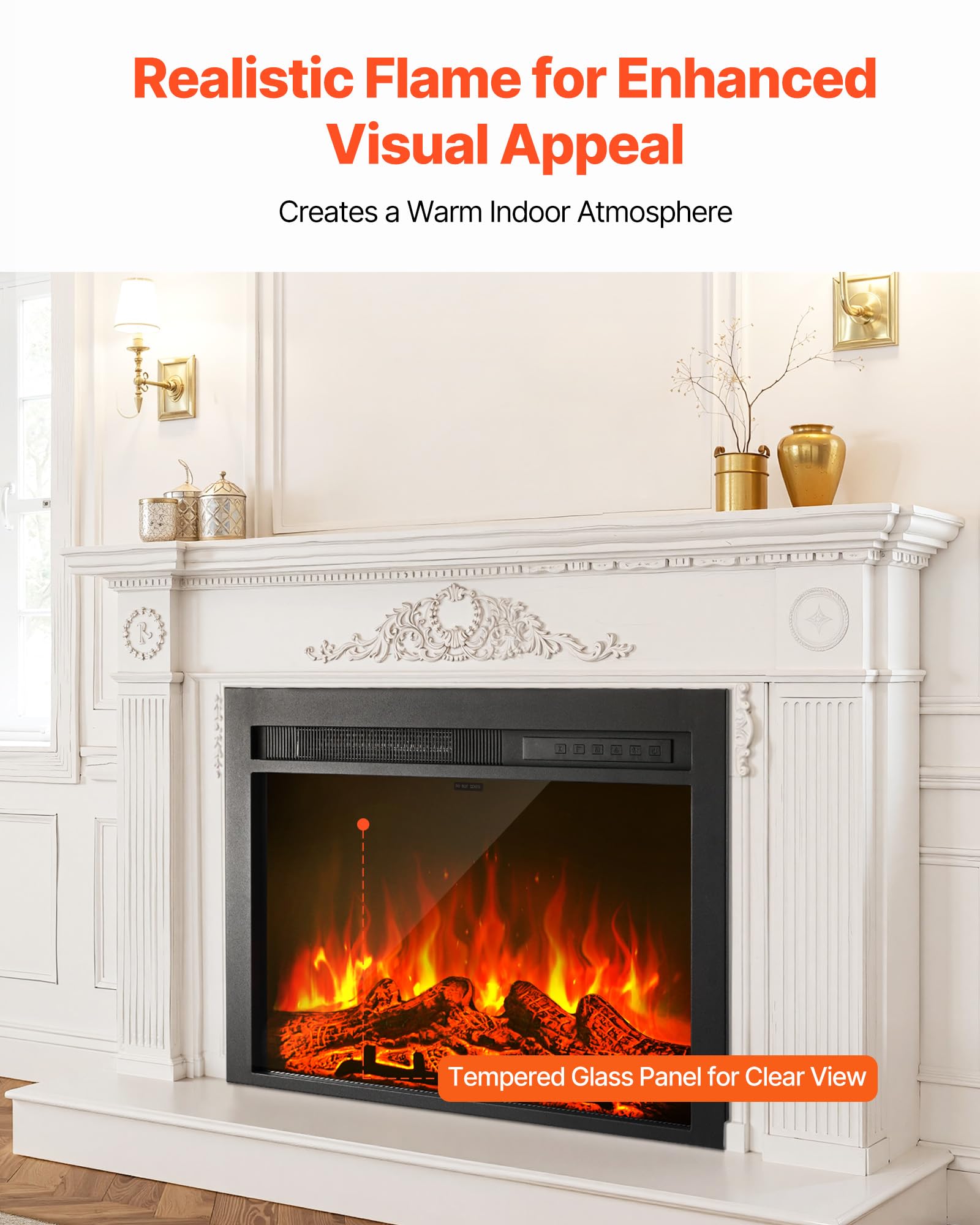 VEVOR Electric Fireplace Insert