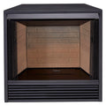 Dual Fuel Ventless Gas Firebox Insert with Mantel, Natural Gas & Propane Compatible
