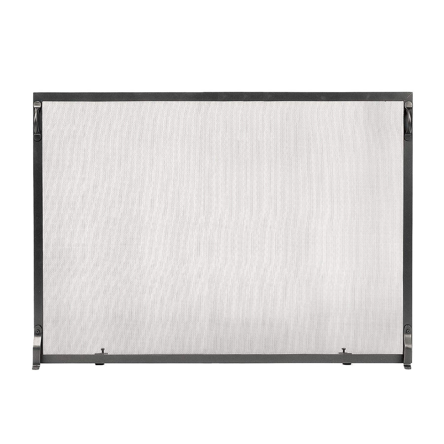 Minuteman International SS-5036 Colonial Flat Fireplace Screen, Graphite, 50" x 36"