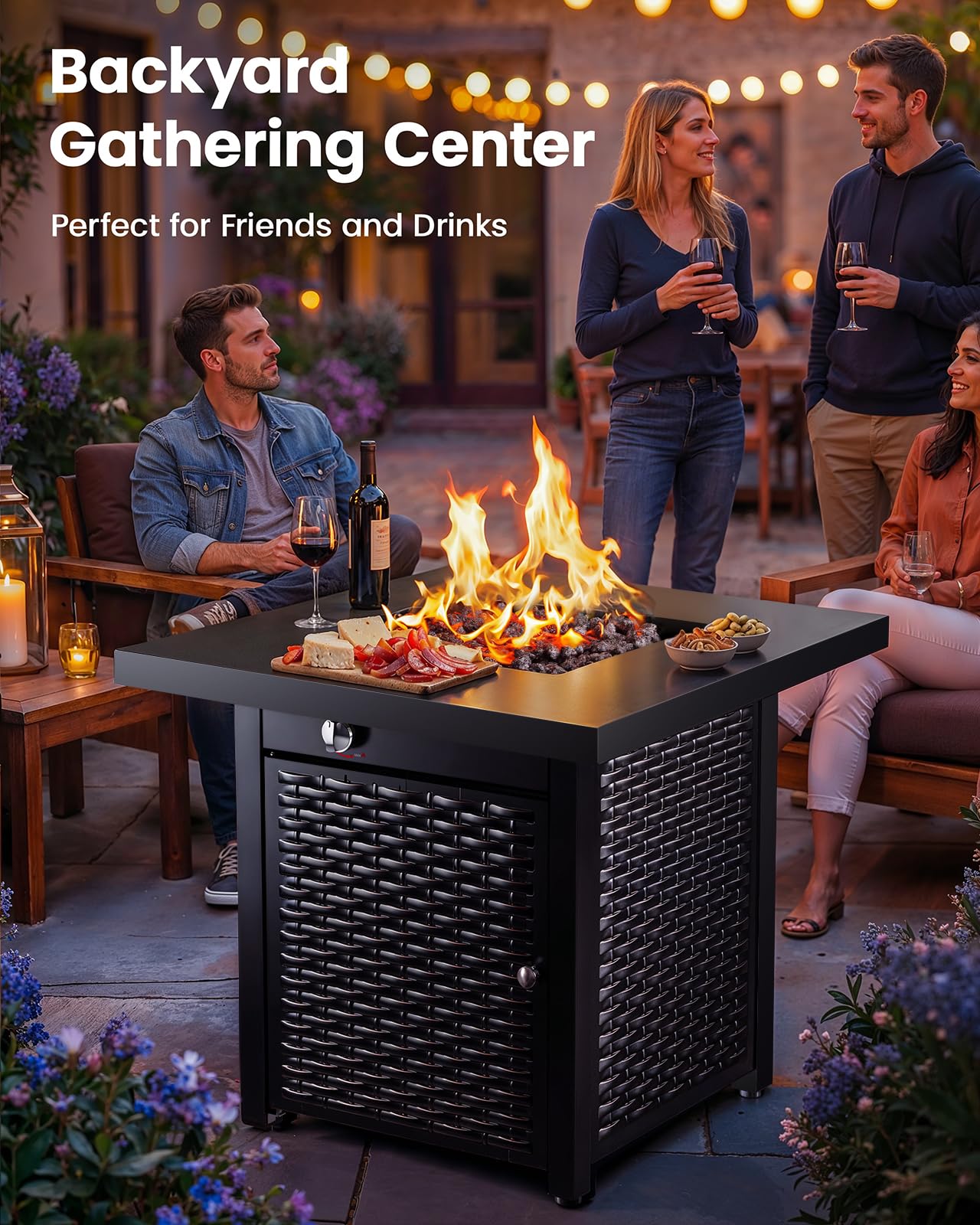 Ciays Gas Fire Pit Table