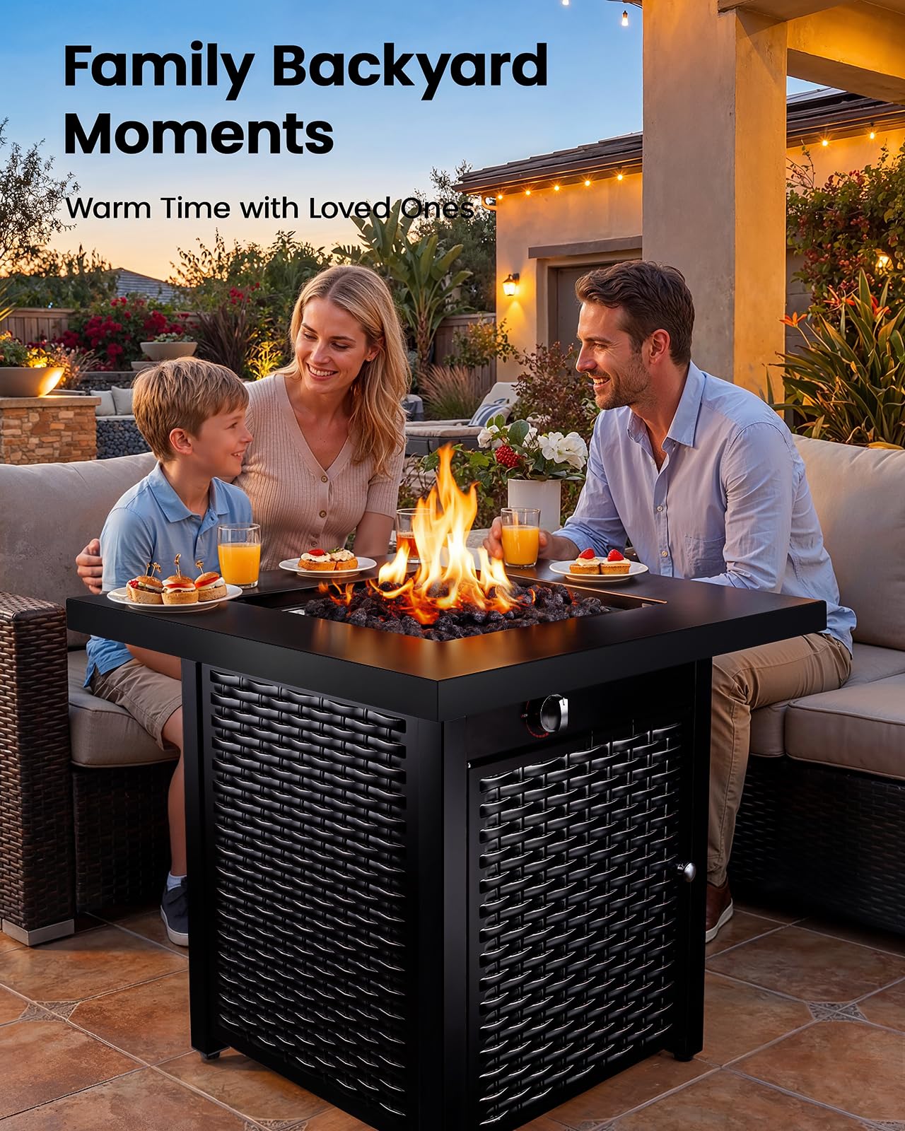 Ciays Gas Fire Pit Table